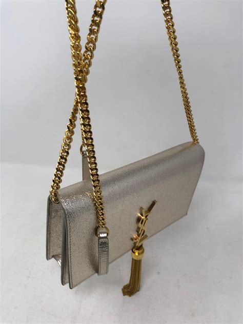 ysl silver purse|authentic ysl handbags on sale.